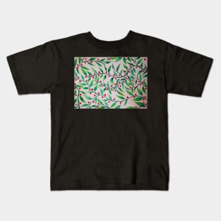 Branches and cherries Kids T-Shirt